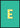 Grafische Letter E Poster