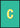 Kleurrijke Letter C Poster