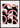 Geometrische halve cirkels in roze poster