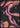 Pink Swirl Nebula Poster