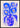 Blauwe bloemen Matisse hommageposter