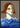 The Swimmer - artistieke gezichtsposter