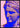 Levendige Glitch Bust Poster