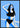 Blauwe Sport Chique Poster