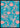Golfkoralen blauwe poster