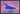 UAP in blauw tegen roze lucht poster