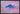 UAP in blauw en roze lucht poster