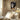 Abstract gezicht in contrast poster