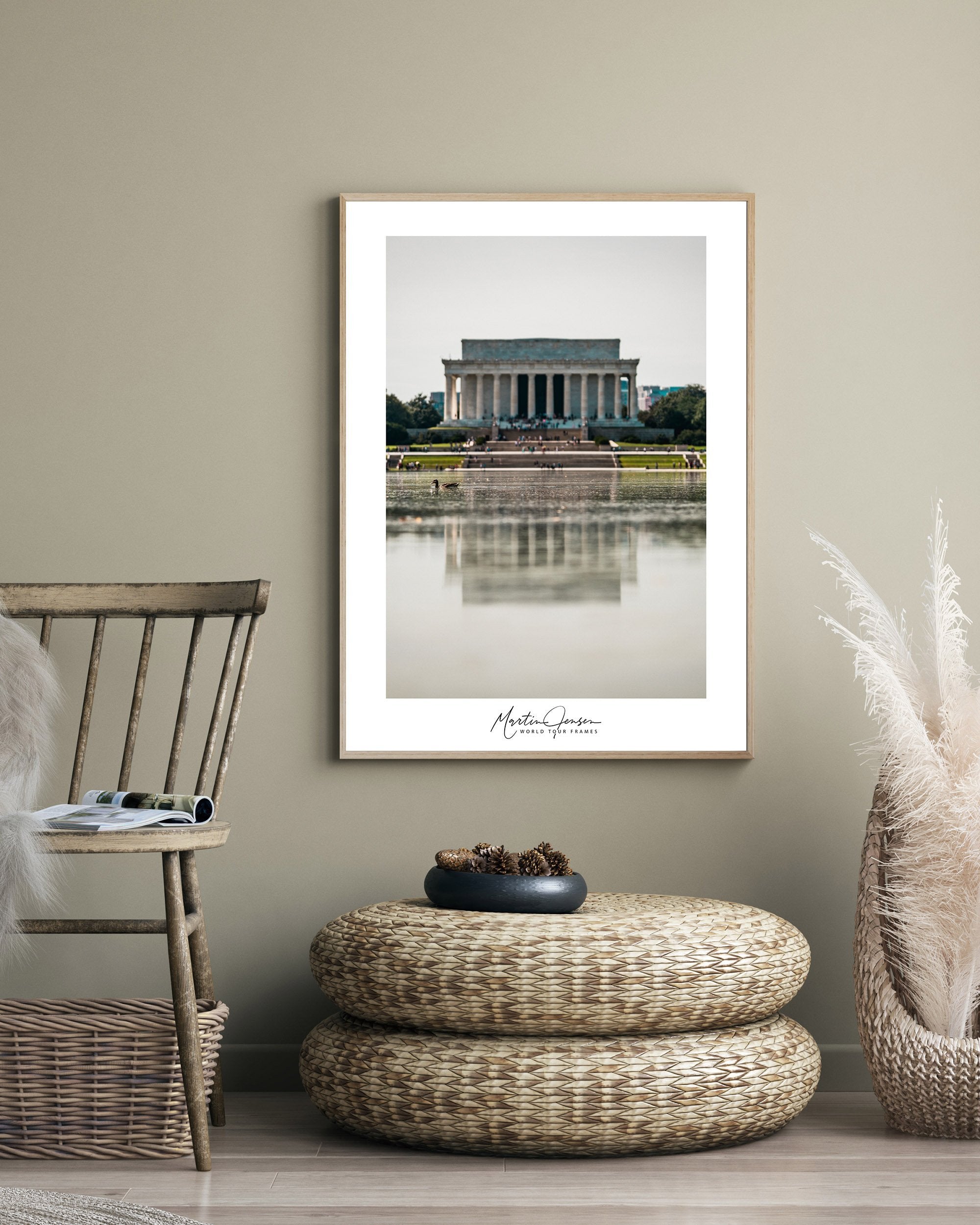 Martin Jensen wereldtournee poster // Lincoln Memorial