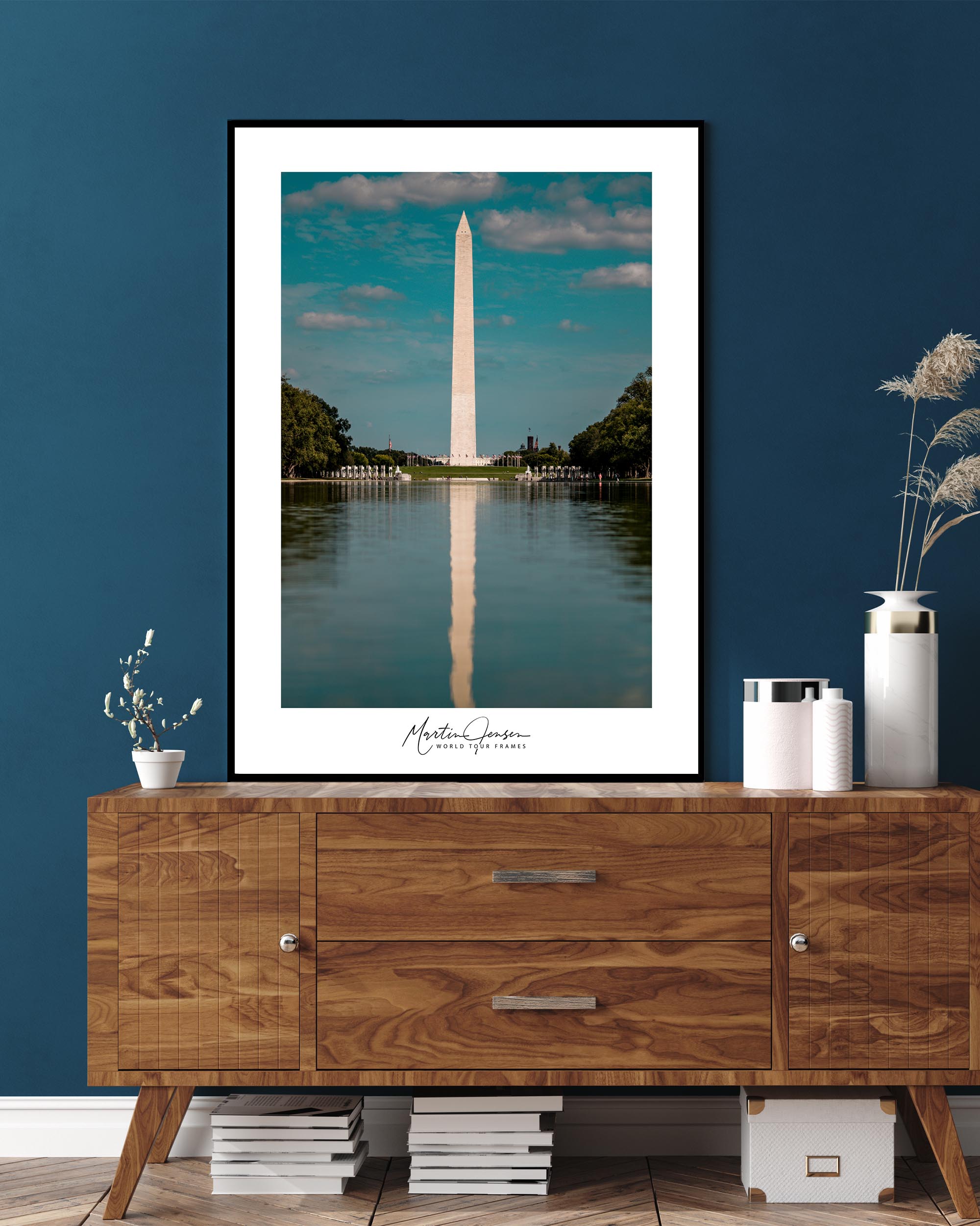 Martin Jensen wereldtournee poster // Washington Monument