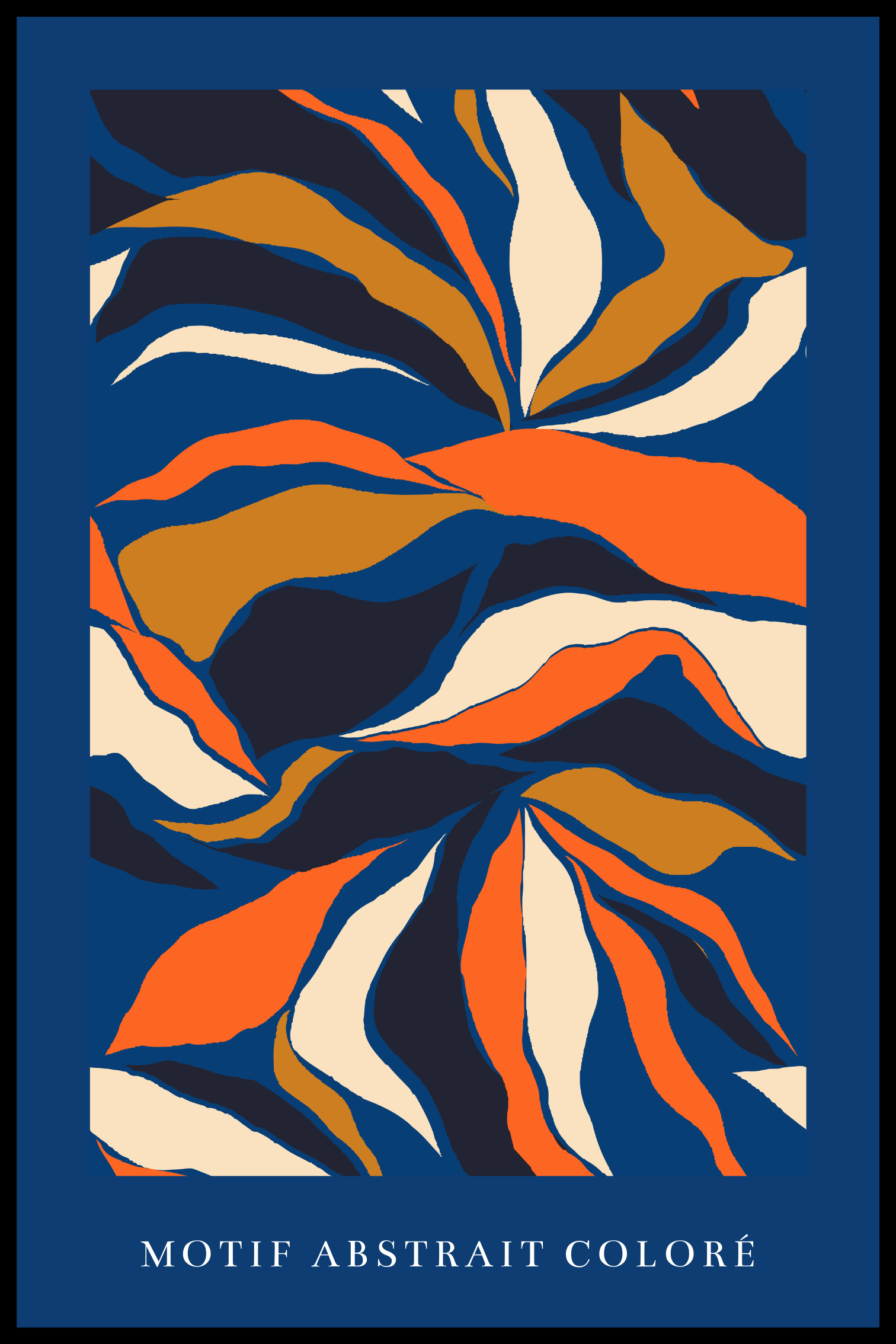 abstracte kleurrijke poster