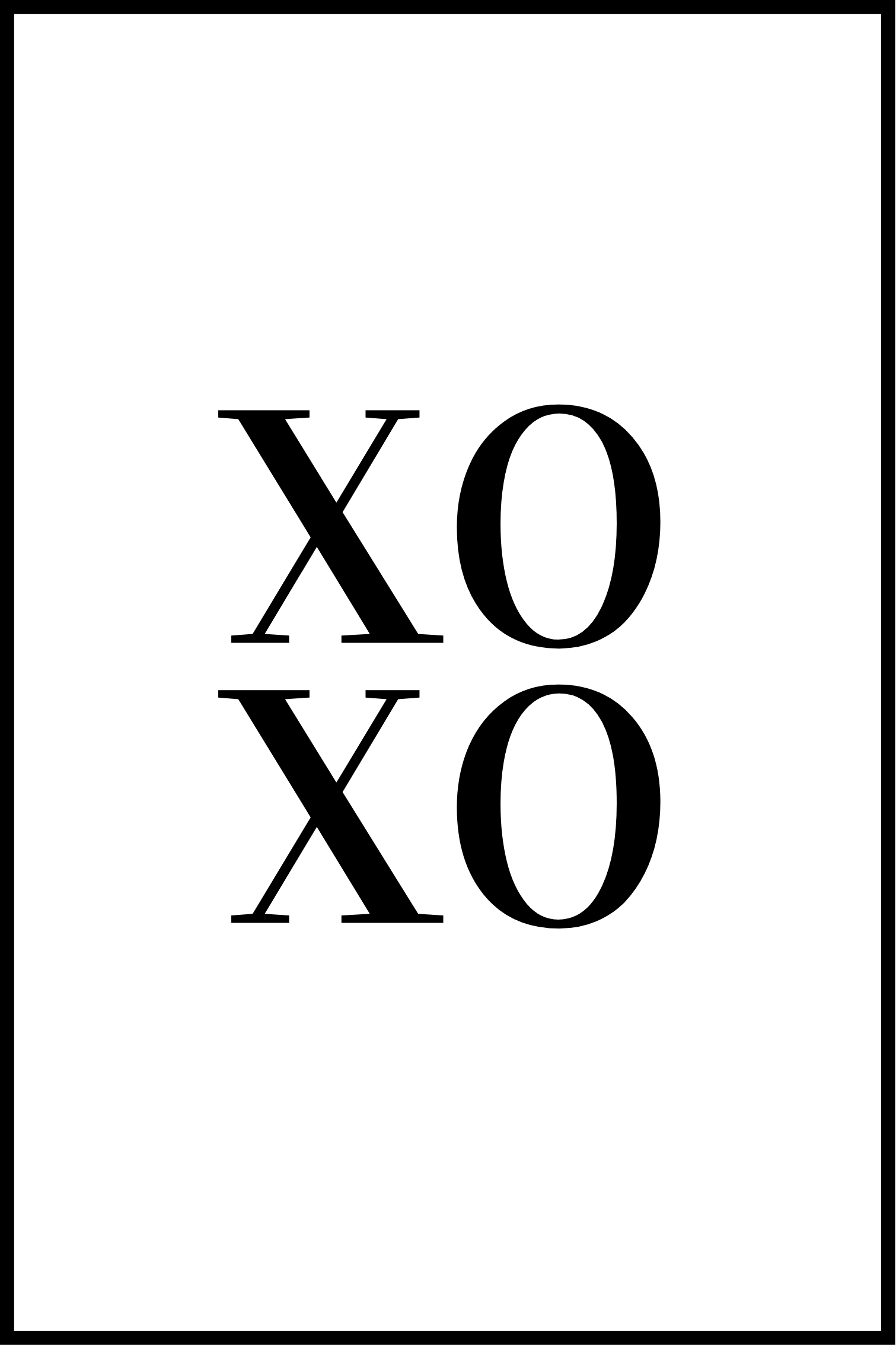 XOXO-poster