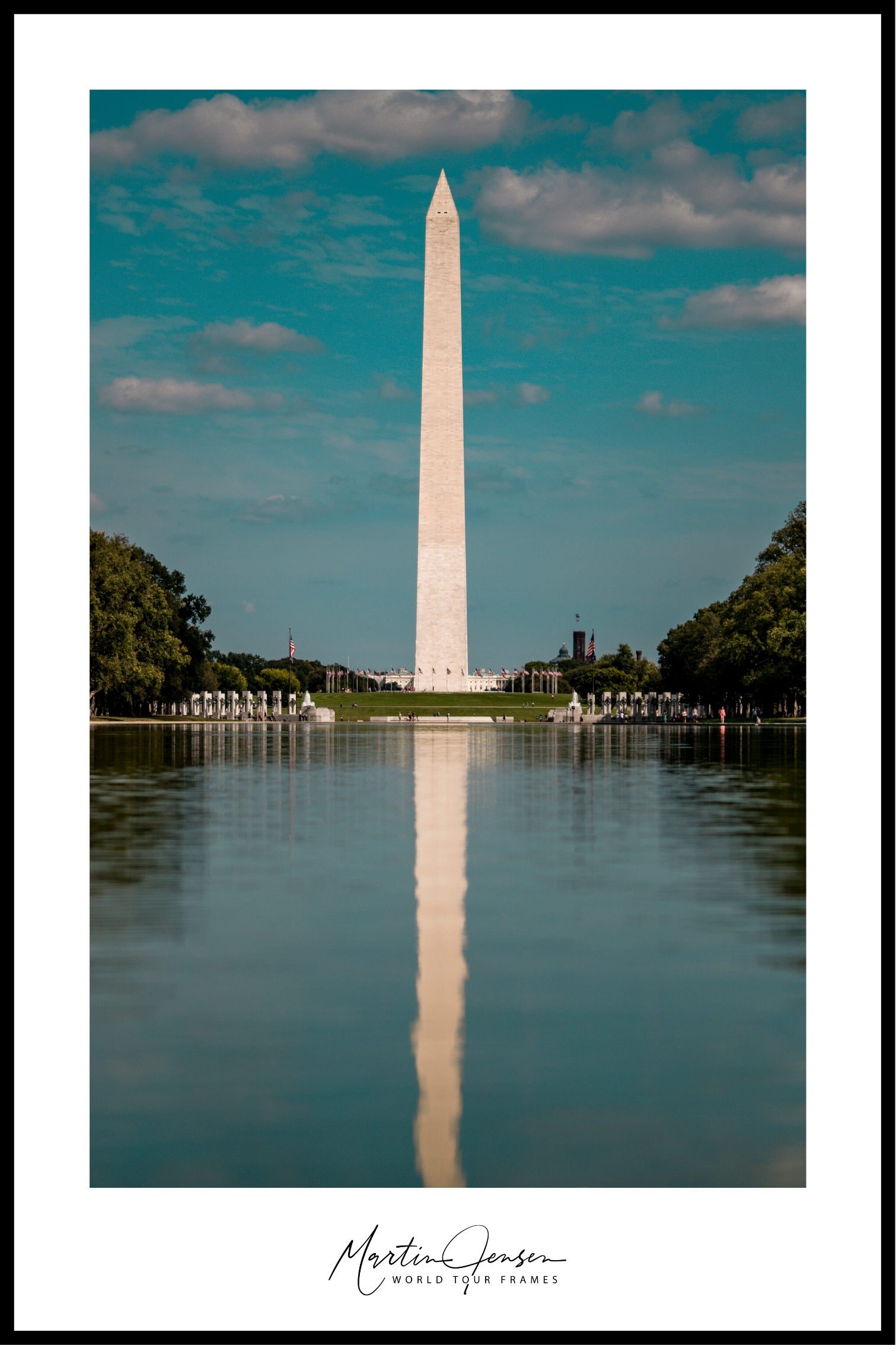 Martin Jensen wereldtournee poster // Washington Monument