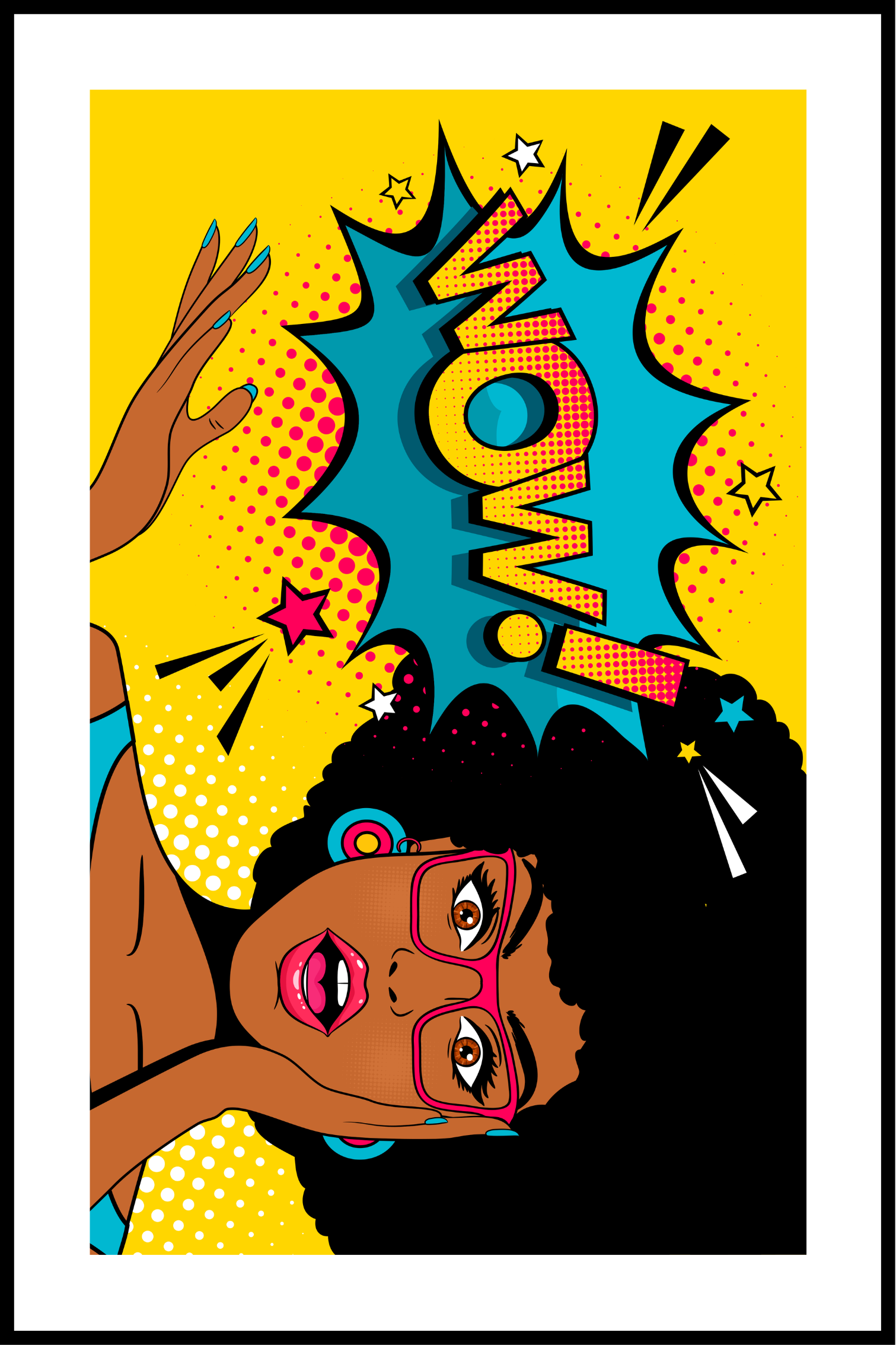 Popart wow! plakat