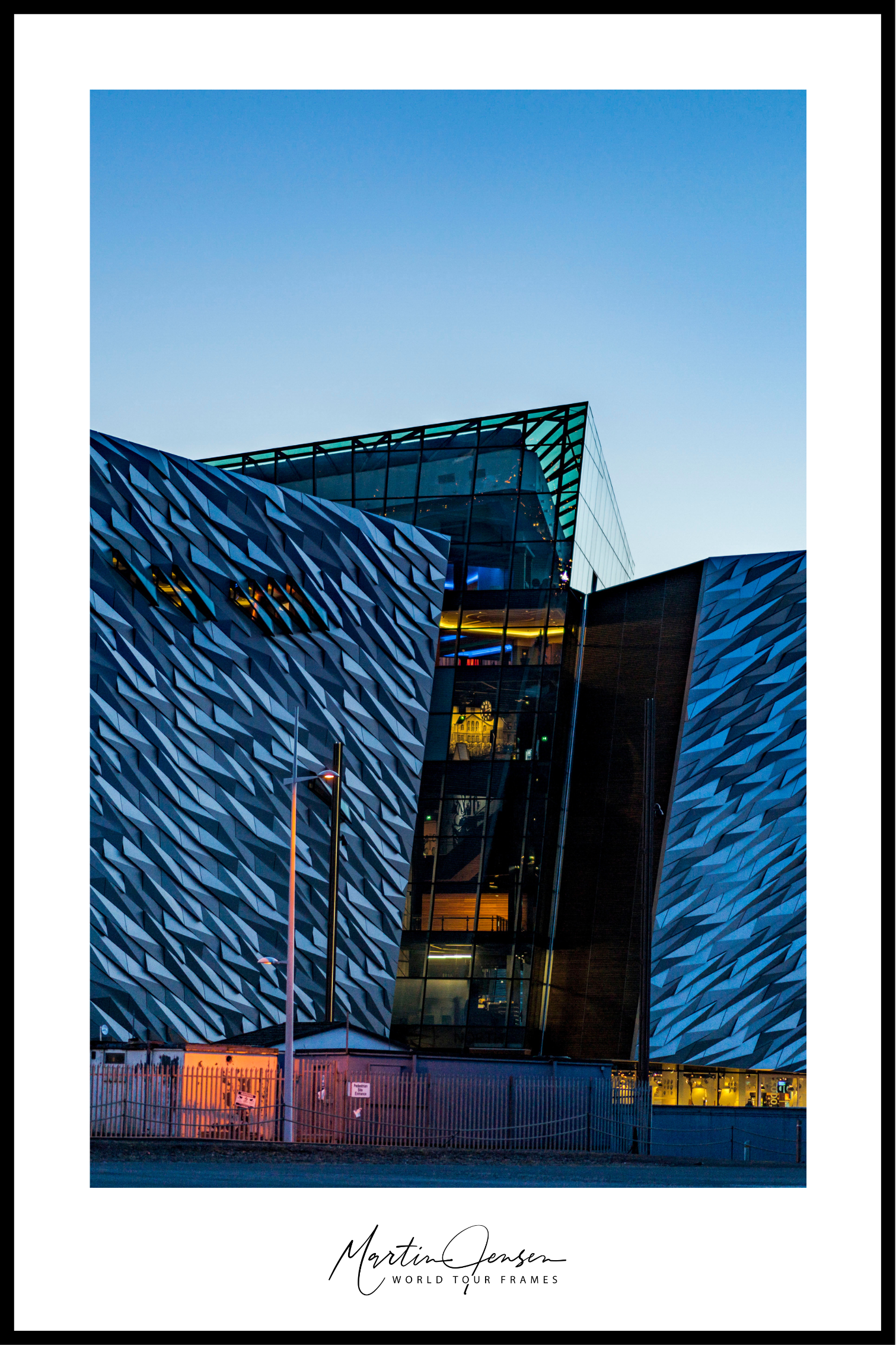 Martin Jensen wereldtournee poster // Titanic Belfast