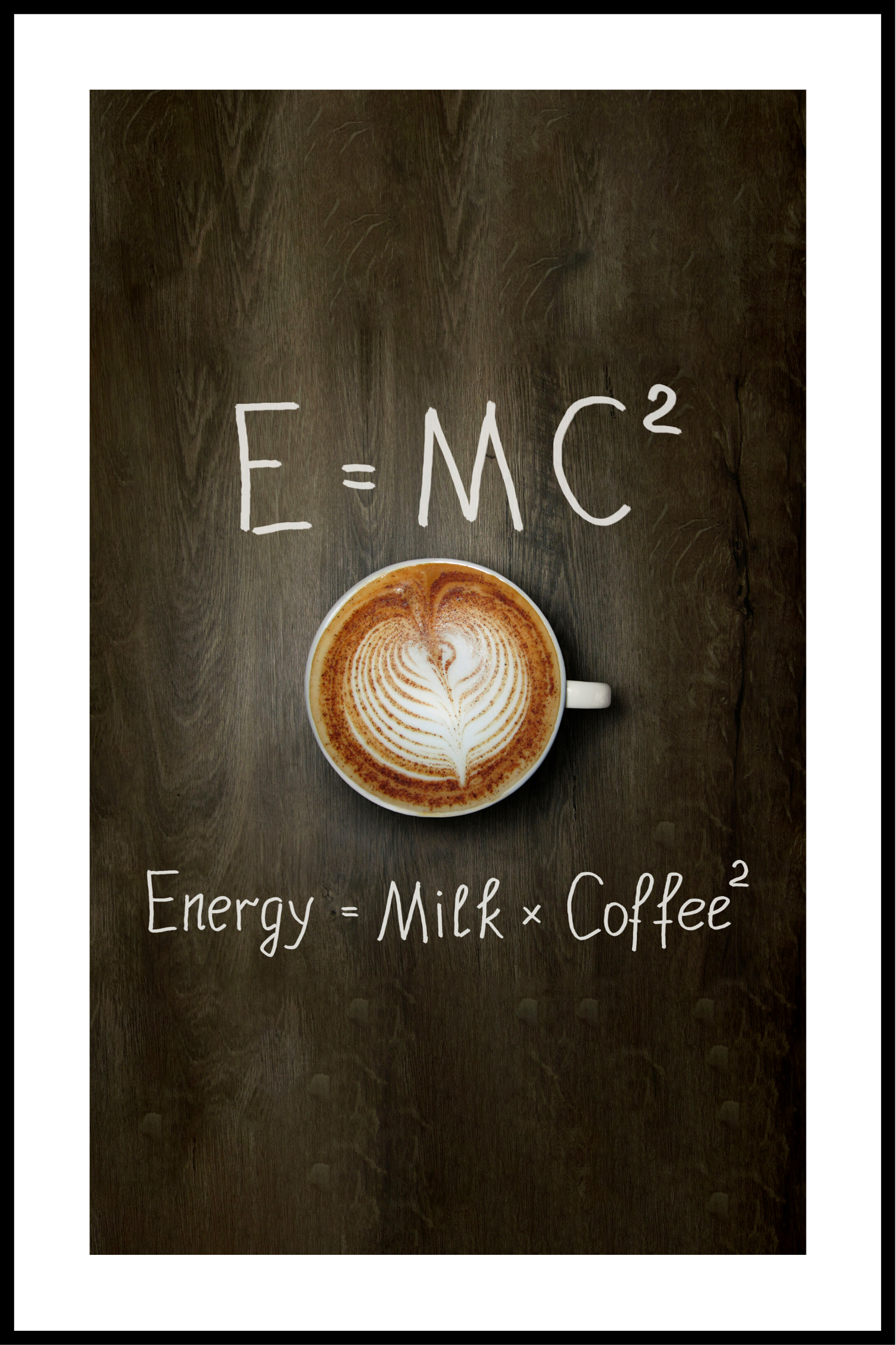 energie en koffie Poster