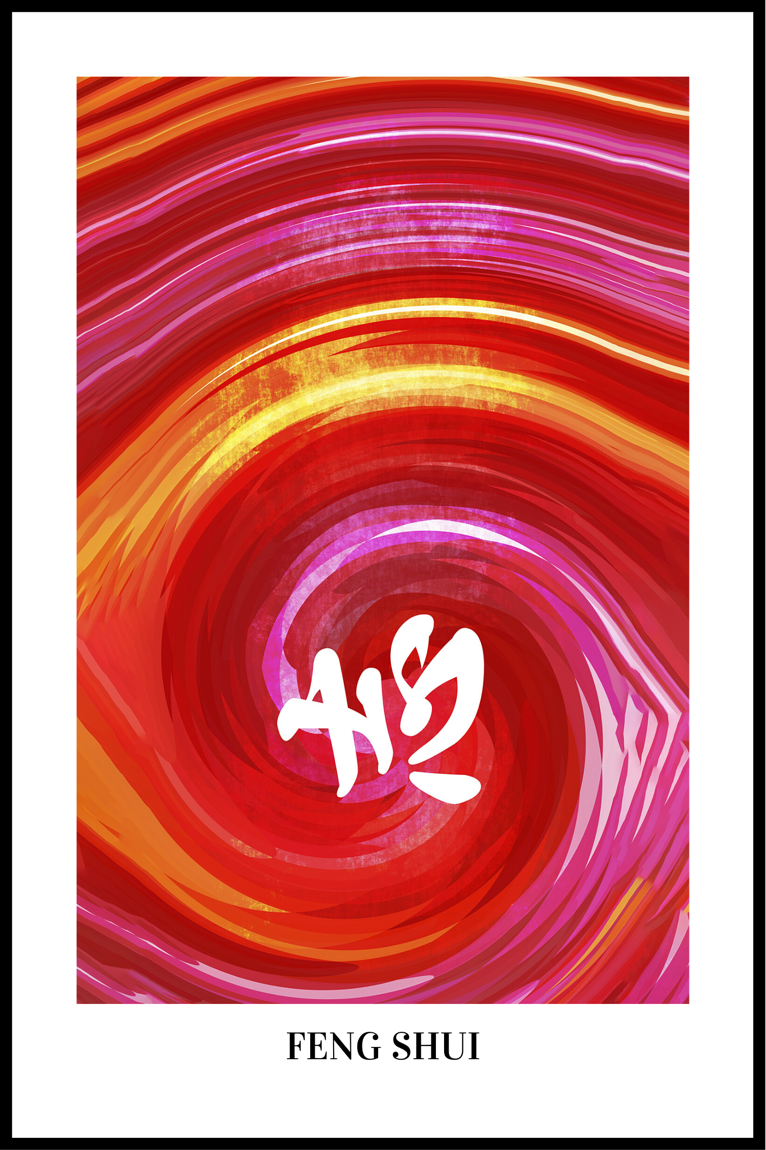 Feng Shui Rood Poster