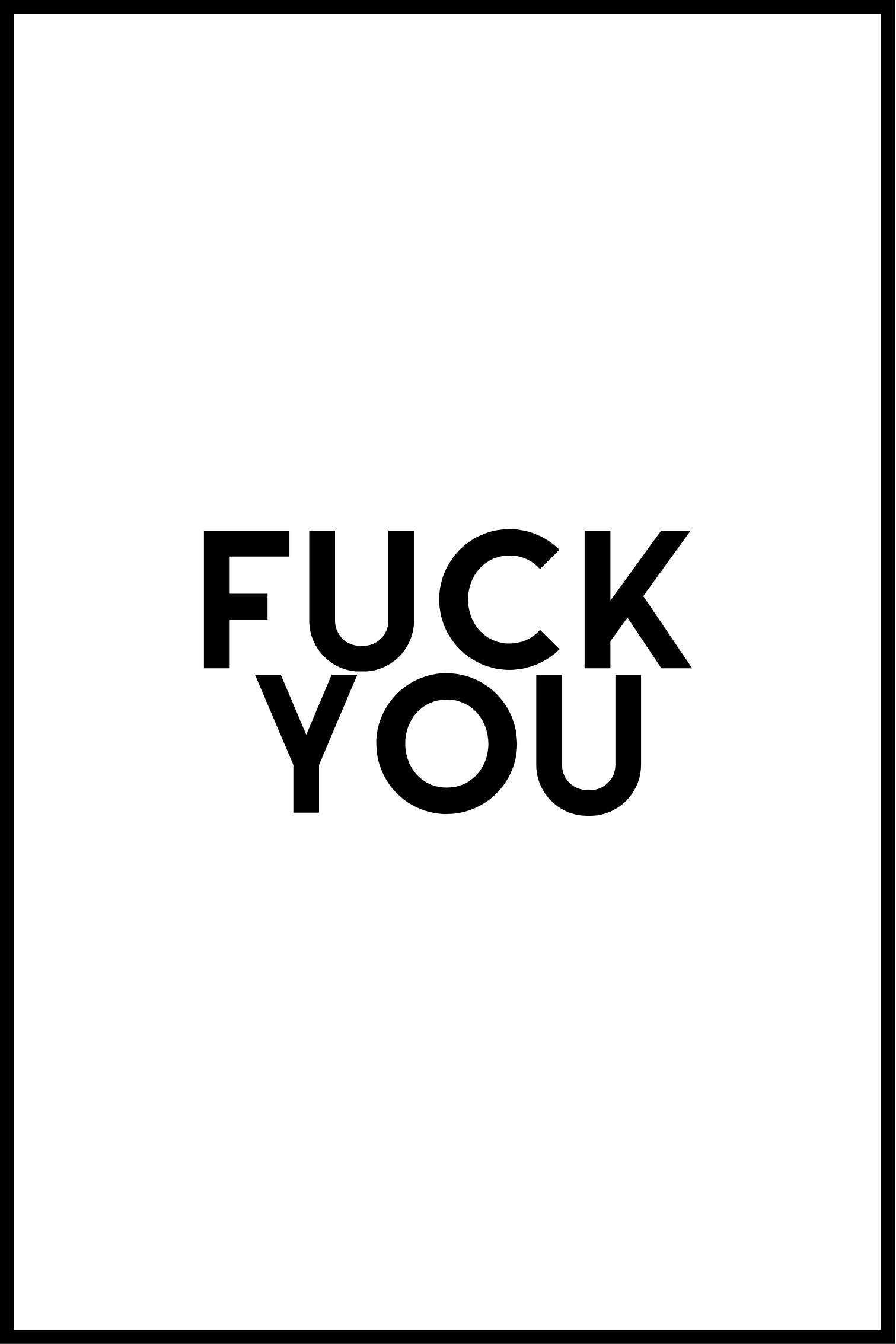 FUCK YOU-poster