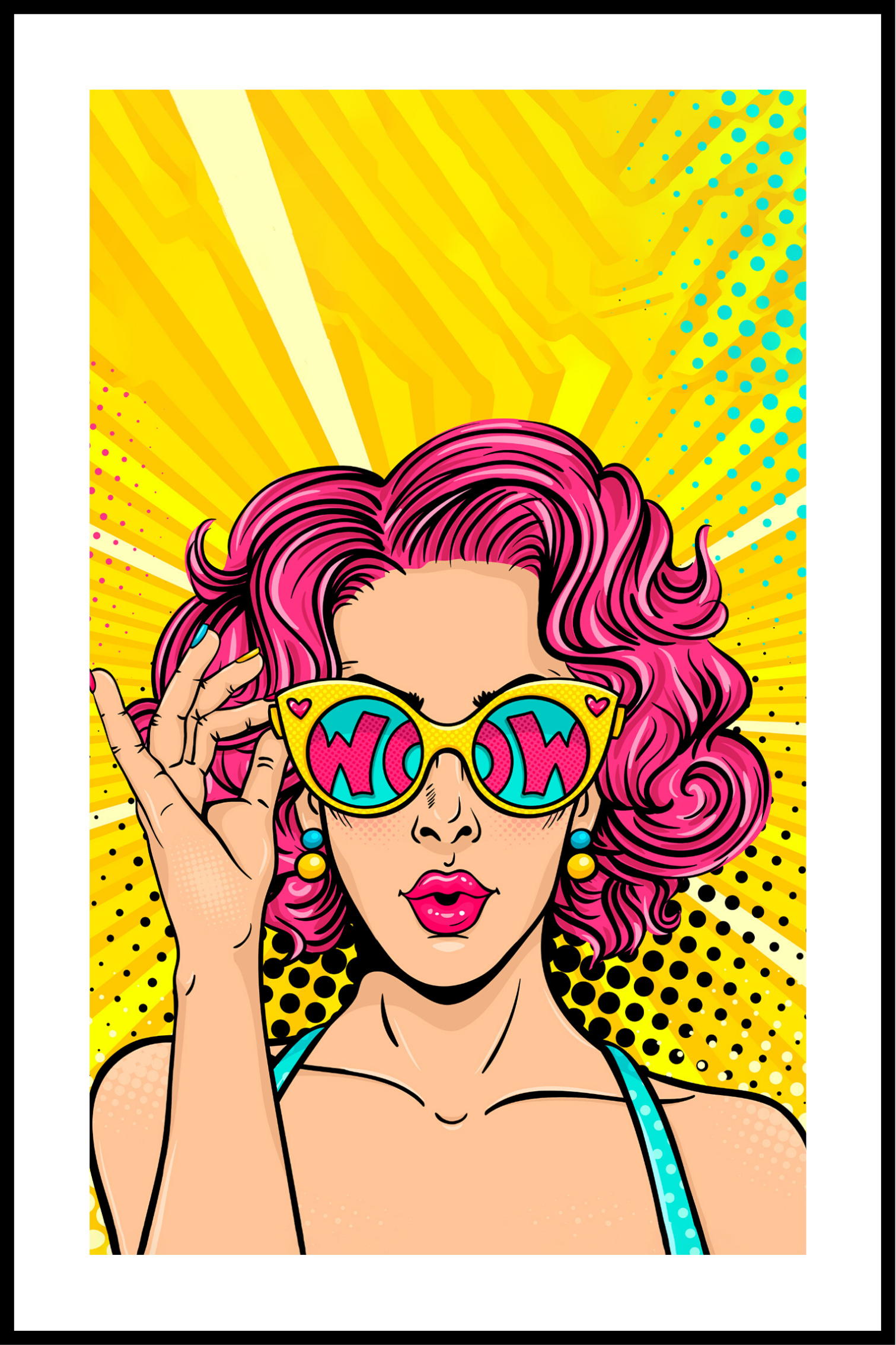 popart wow-poster