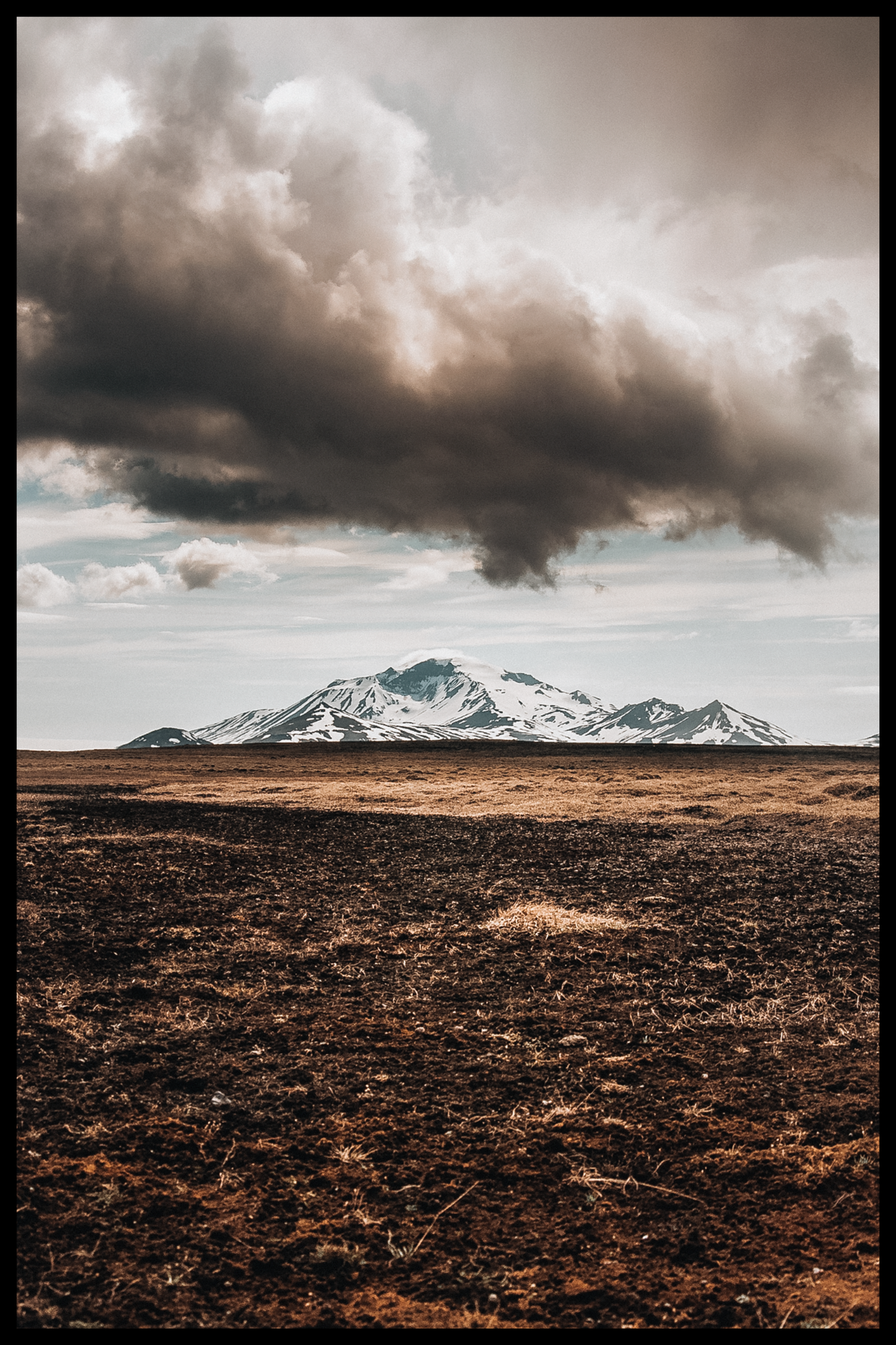 Berg op IJsland poster