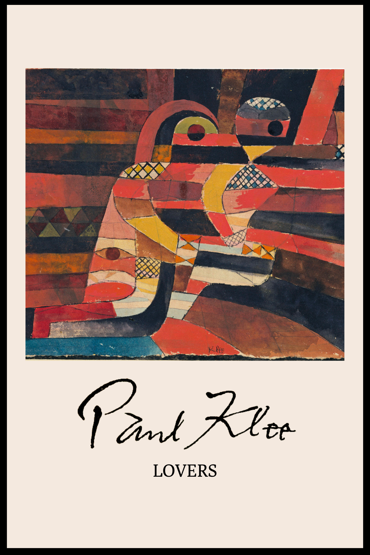 Geliefden Paul Klee poster