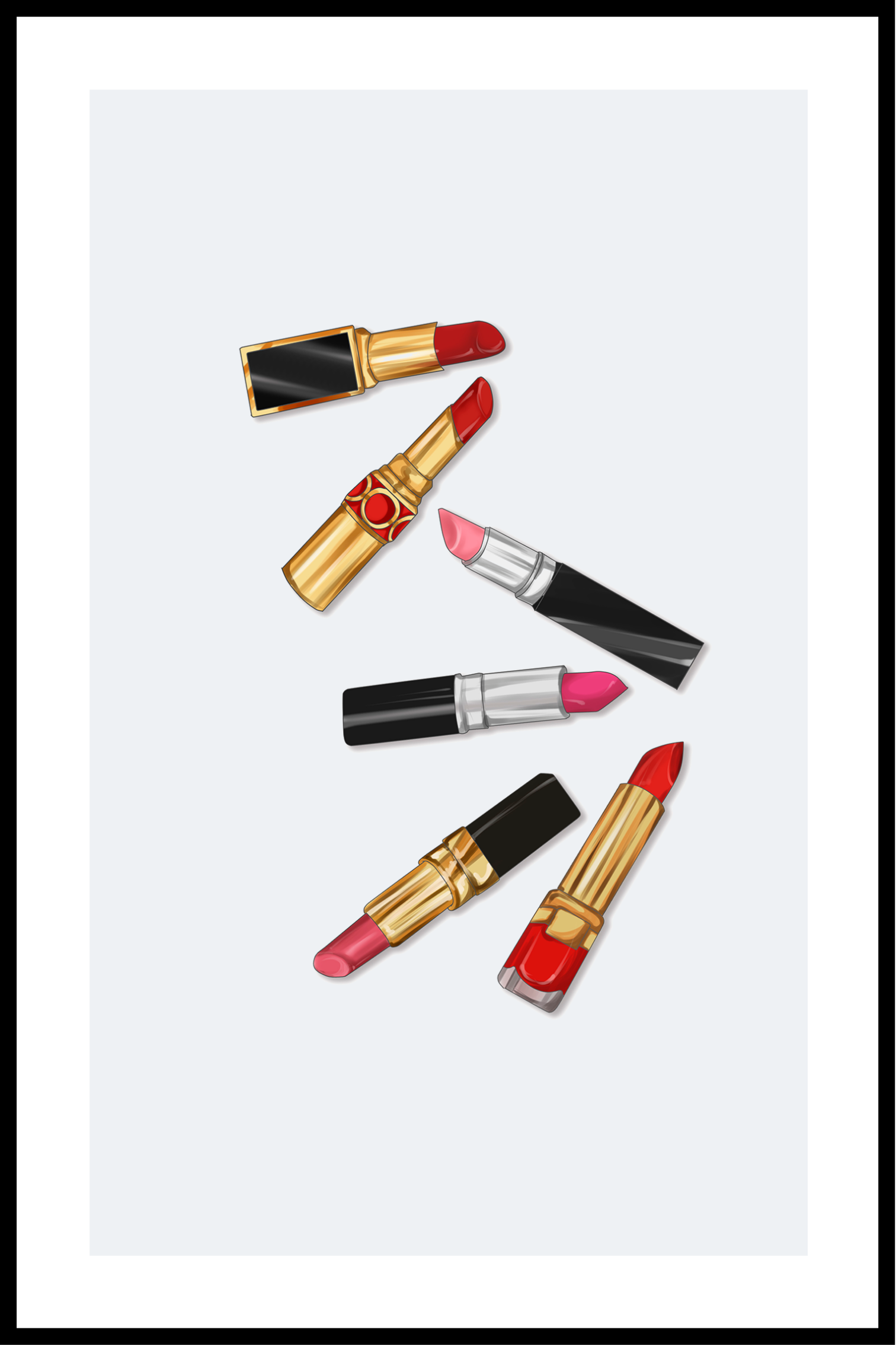 Lippenstift poster