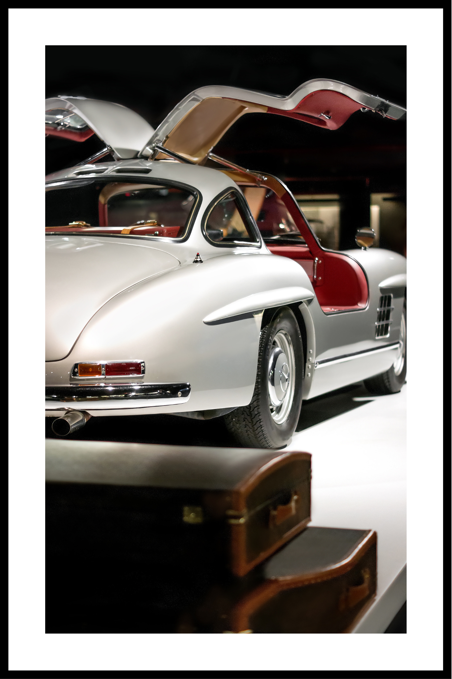 Vintage Mercedes-poster