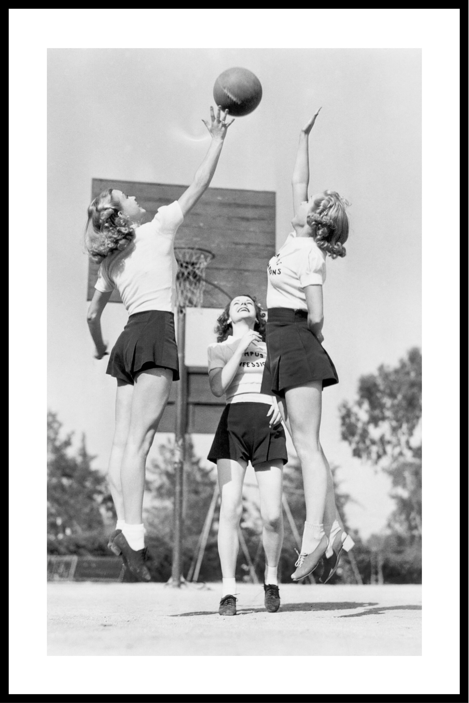 basketbal vrouwen poster