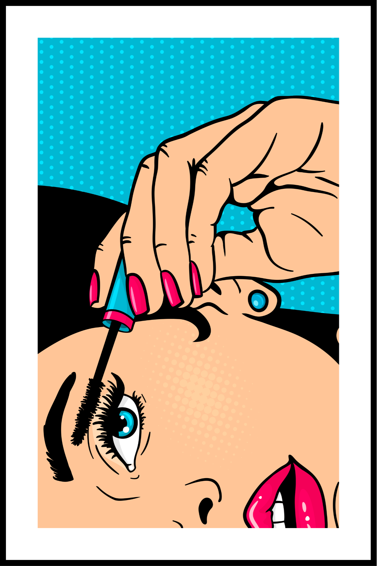 pop-art eyelinerposter