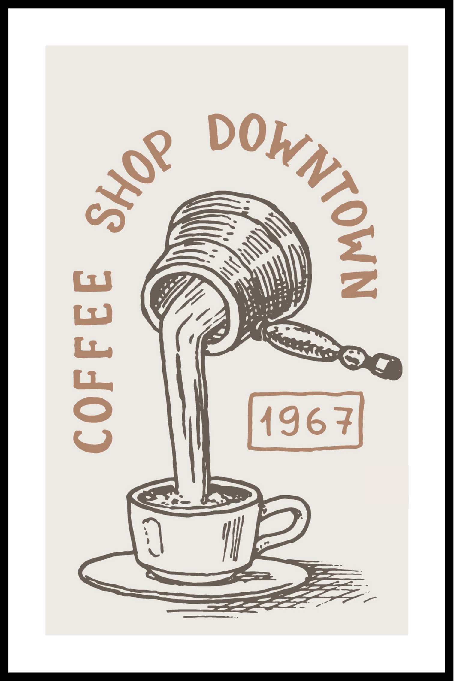 Koffiehuis poster 