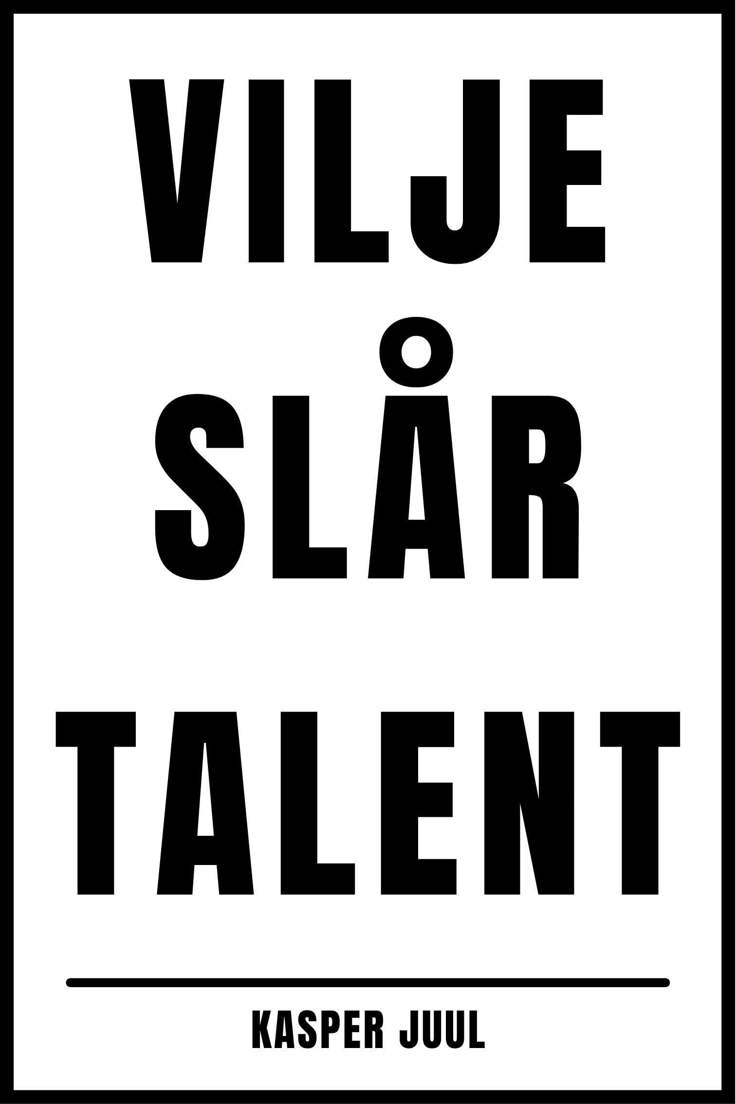 Kasper Juul verslaat talent 1 poster