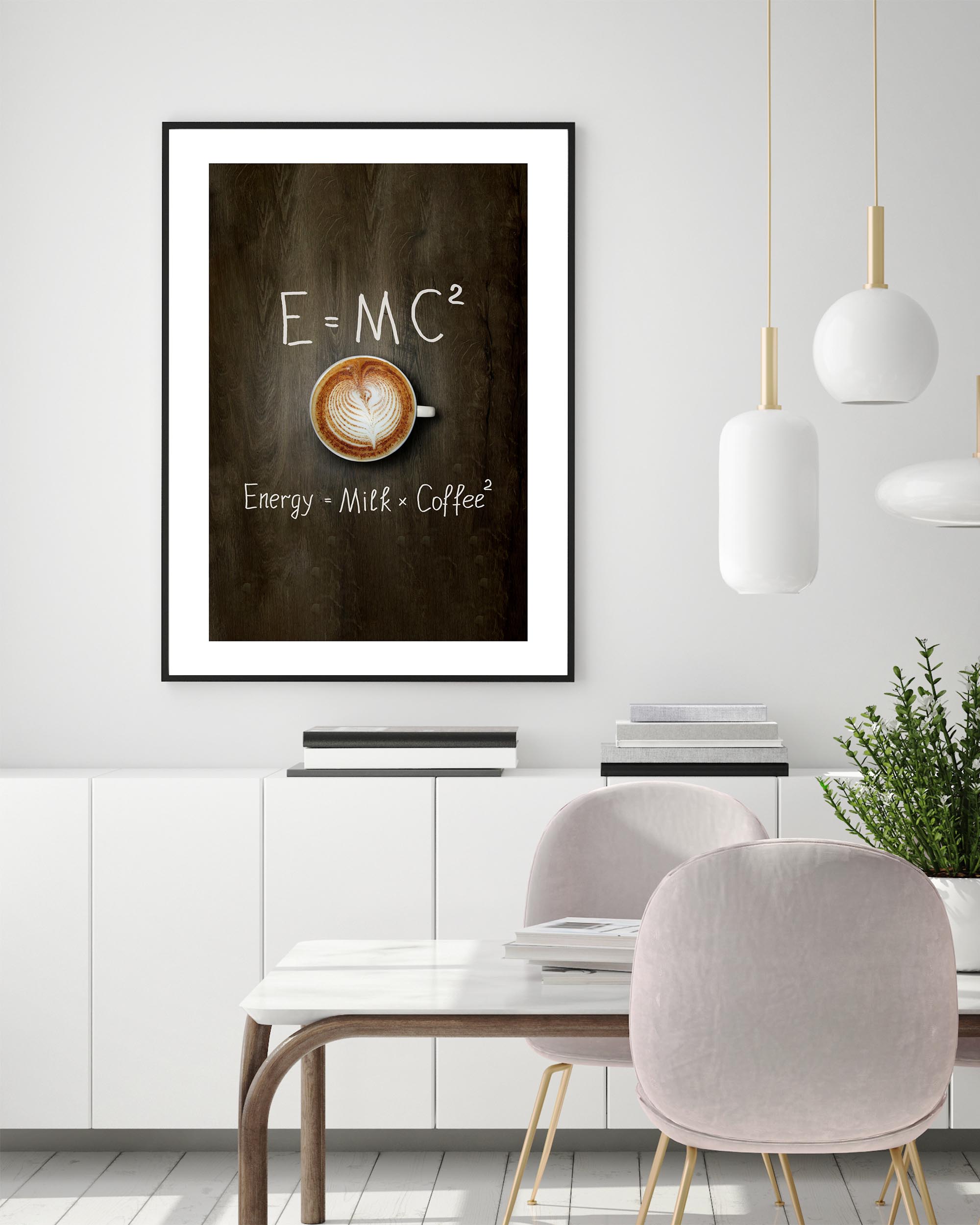 energie en koffie Poster