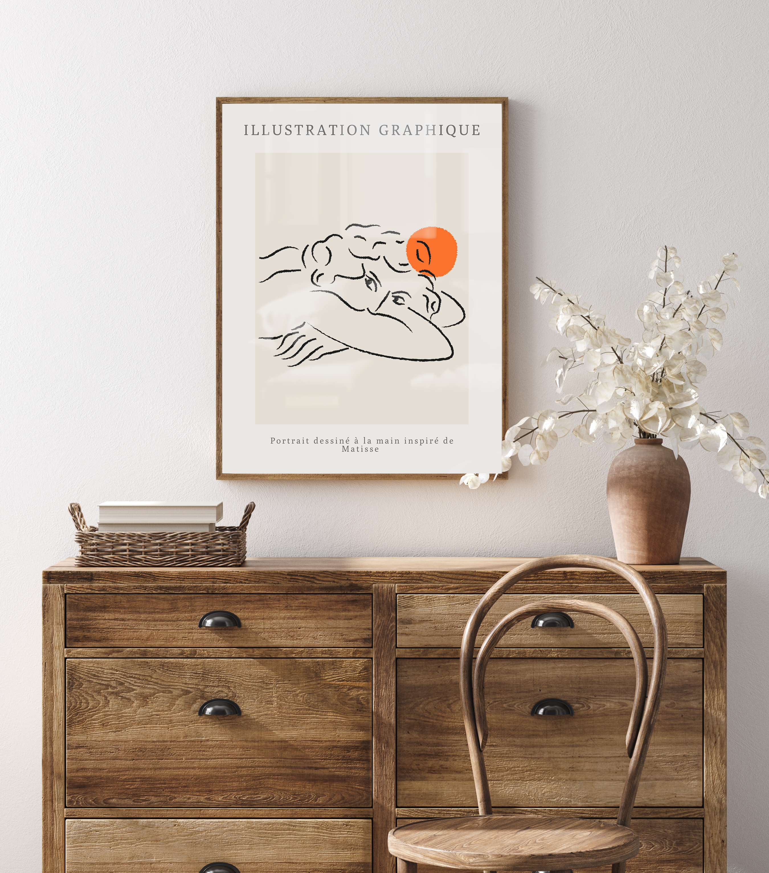Grafische illustratieposter