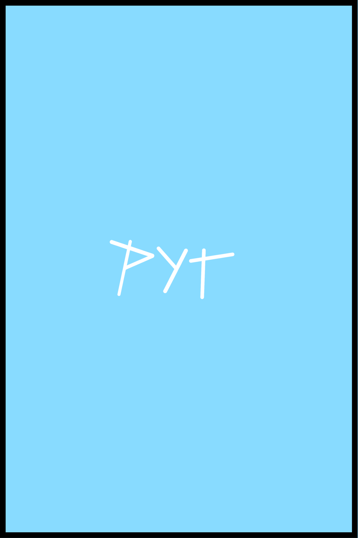 Pyt-turquoise poster