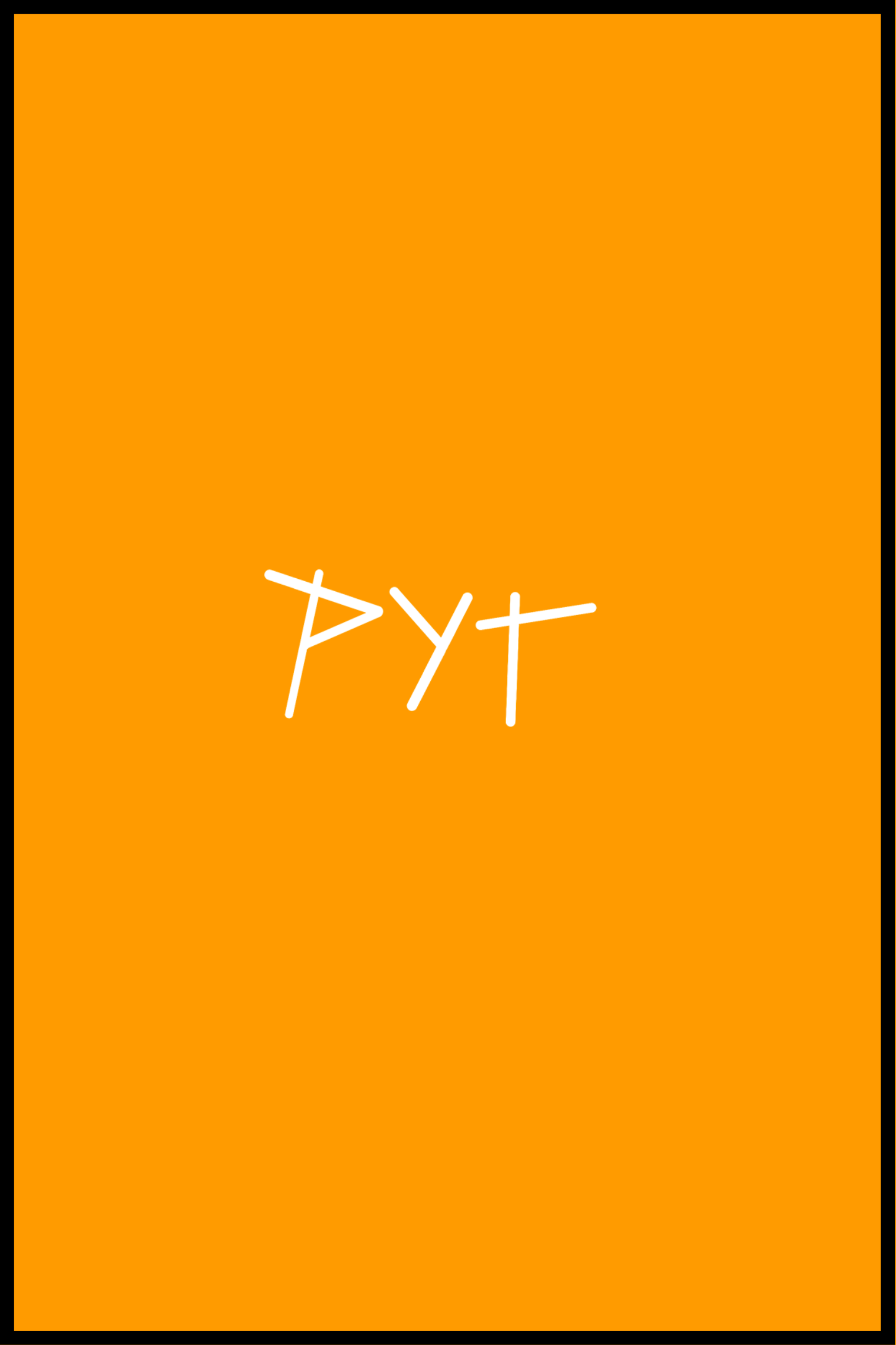 plas-gele poster