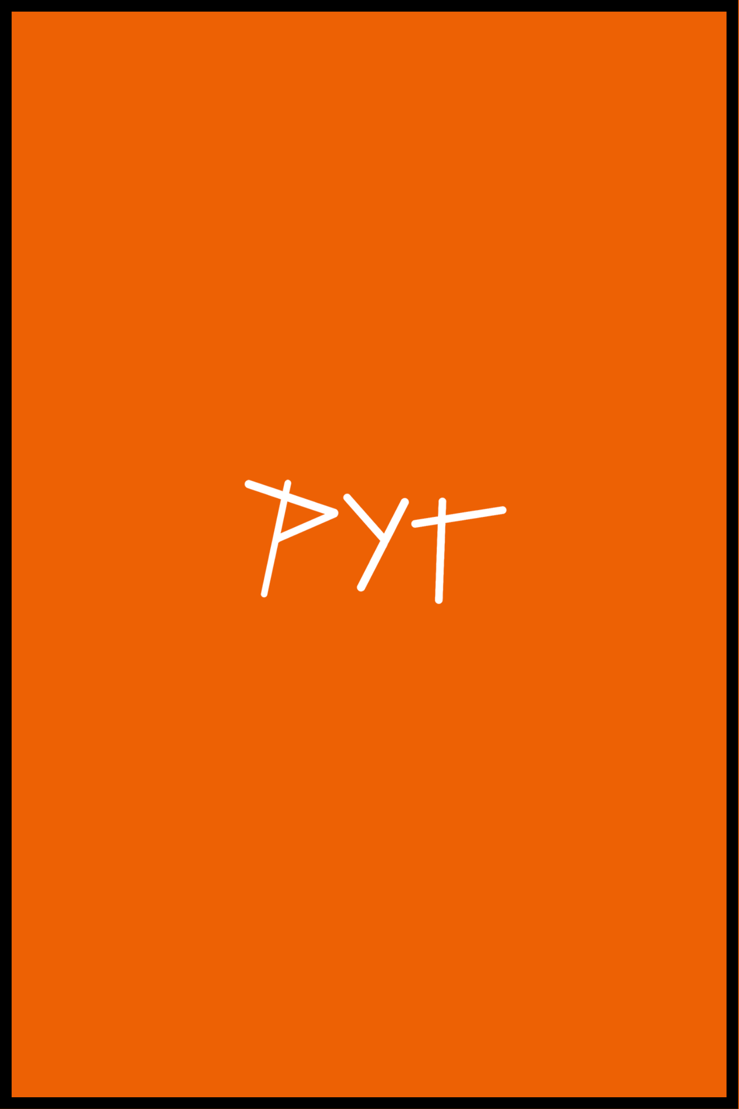 plas-oranje poster
